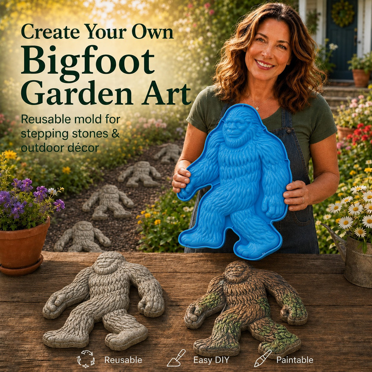 💥 Last-Day Sale - Garden Art Stepping Stone Mold💥