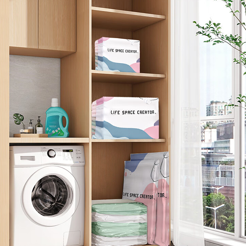 🥳LAST DAY BUY 2 GET 1 FREE!!💞50K+ SOLD!🧳💨 No‑Pump Vacuum Storage Bags