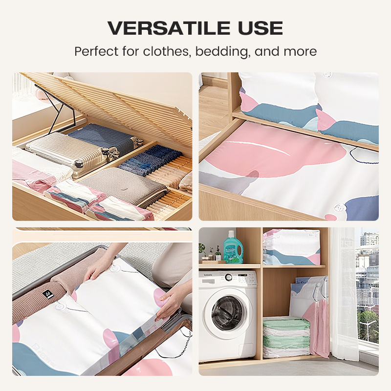 🥳LAST DAY BUY 2 GET 1 FREE!!💞50K+ SOLD!🧳💨 No‑Pump Vacuum Storage Bags