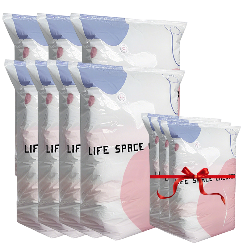 🥳LAST DAY BUY 2 GET 1 FREE!!💞50K+ SOLD!🧳💨 No‑Pump Vacuum Storage Bags